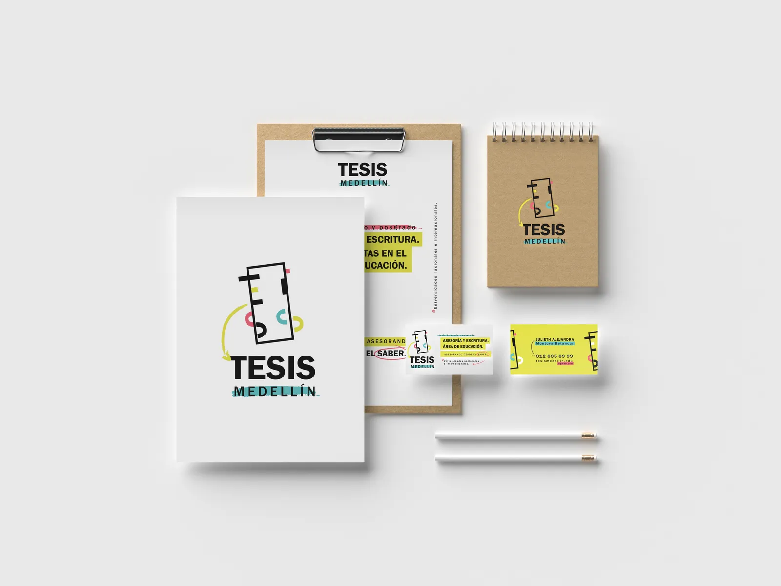 Tesis Medellín stationery kit