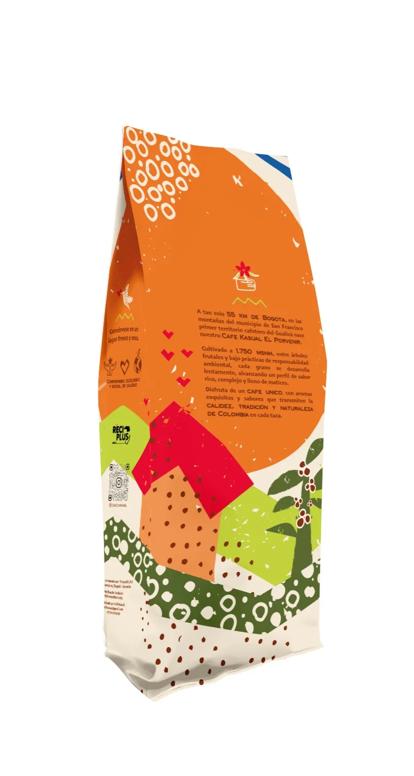 Kasual retail bag back