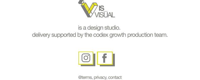 IsVisual footer.